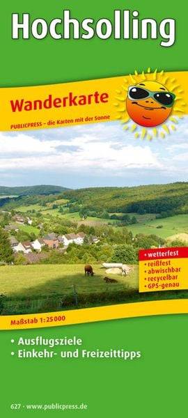 Wanderkarte Hochsolling 1 : 25 000