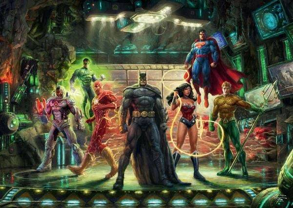 Schmidt Spiele - Thomas Kinkade - The Justice League, 1000 Teile