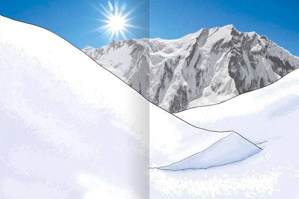 Erstes Stickern – Winterzeit