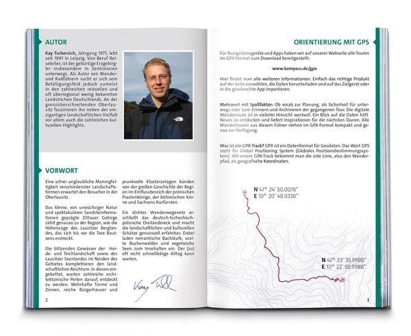 KOMPASS Wanderführer Oberlausitz, Lausitzer Heide-, Teich- und Bergland, mit Zittauer Gebirge, 55 Touren mit Extra-Tourenkarte