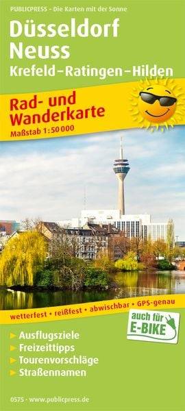 Düsseldorf - Neuss, Krefeld - Ratingen - Hilden . 1:50 000