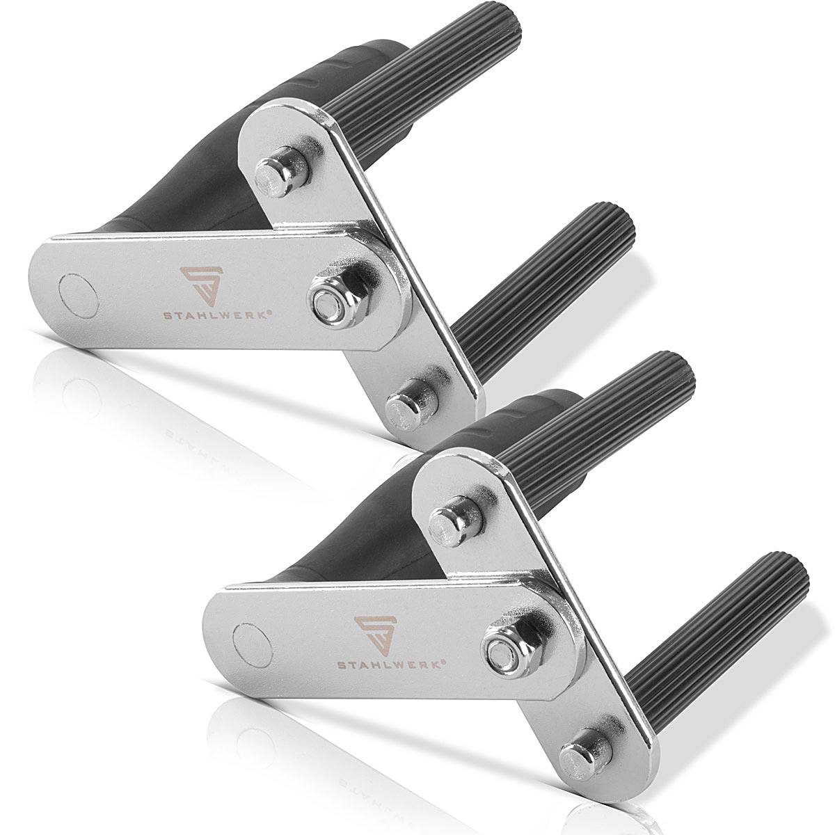 STAHLWERK Plattentragehilfe 2er Set mit rutschfestem Tragegriff