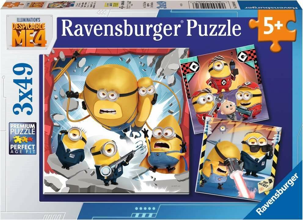 Kinderpuzzle Despicable Me 4 (3x 49 Teile)