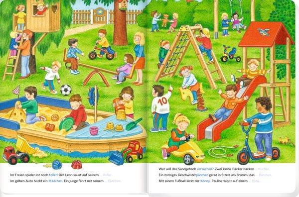 Bilder s. -Wörter f.: Bei uns im Kindergarten (Buchbonus)