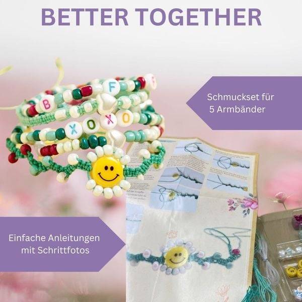 Frechverlag: Lovely You Schmuckset #Besties. Anleitung