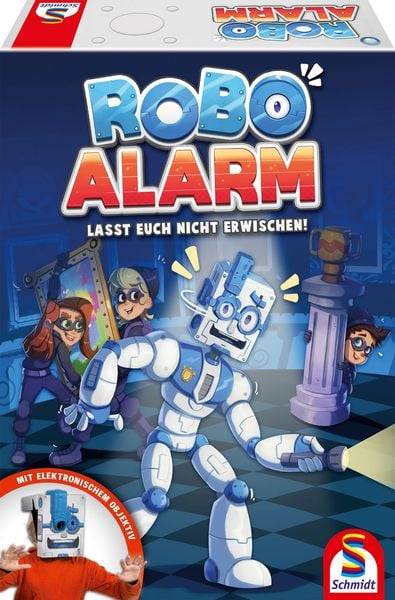 Schmidt 40643 - ROBO ALARM, Lasst euch nicht erwischen!, Actionreiche Versteckspiel, Kinderspiel