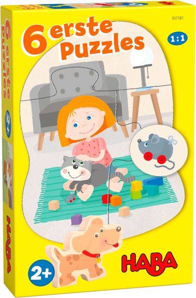 HABA - 6 erste Puzzles - Haustiere