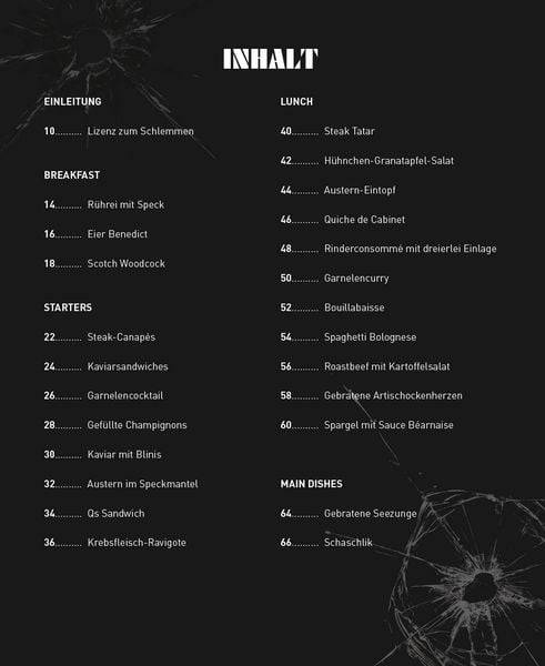 Lizenz zum Kochen - 50 Rezepte aus der Welt von James Bond 007