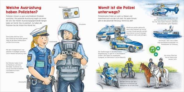 BOOKii® WAS IST WAS Kindergarten Komm mit zur Polizei!