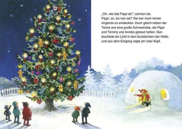 Pippi plündert den Weihnachtsbaum