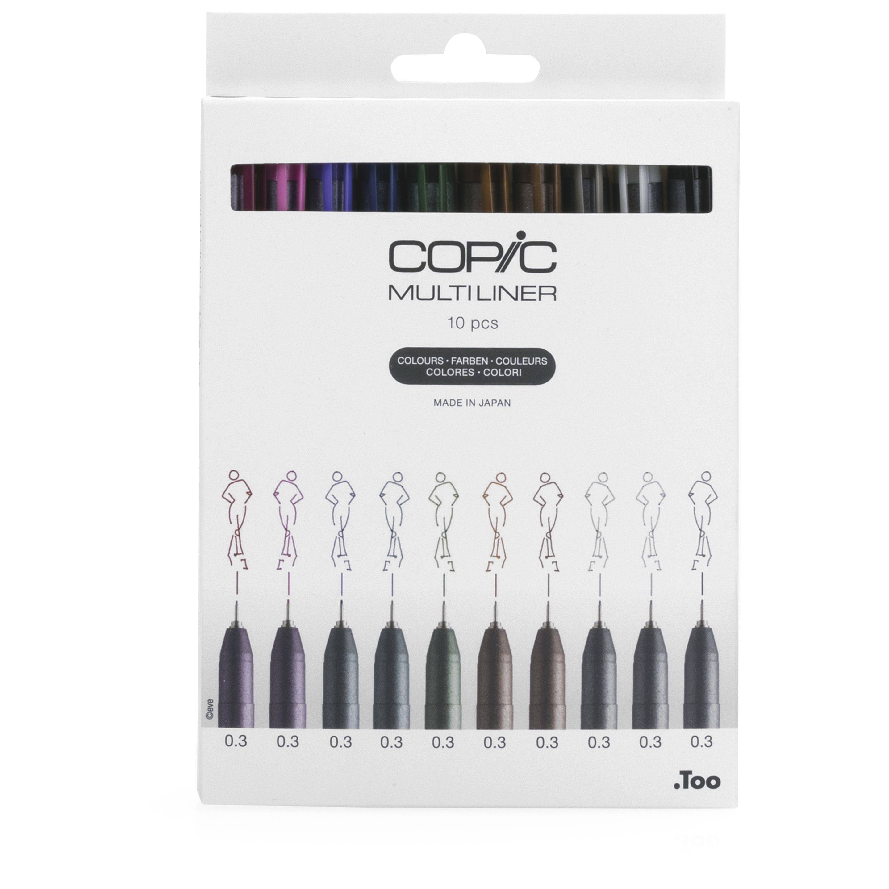 Copic Multiliner Color Fineliner farbsortiert