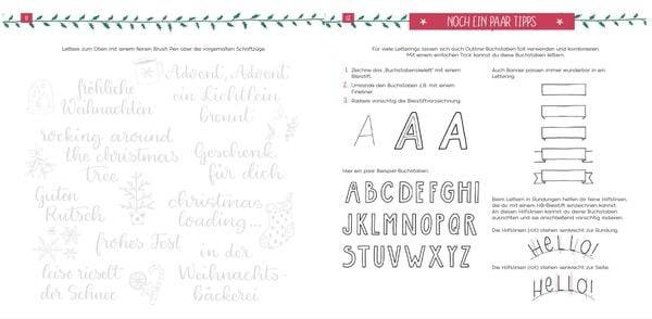 Der Handlettering-Adventskalender - Cut & Go