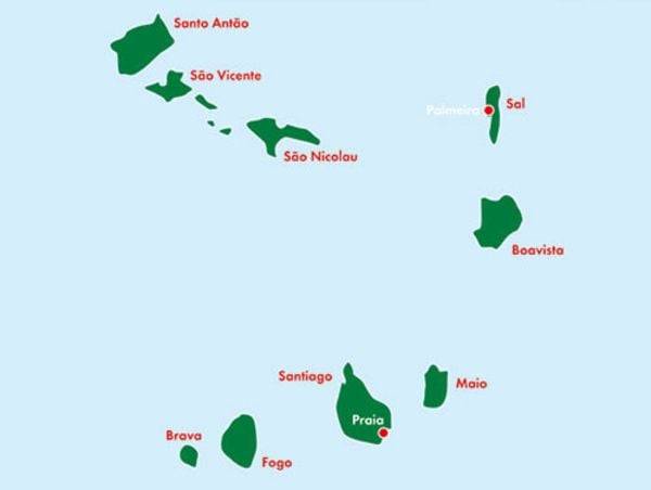 Kapverdische Inseln 1 : 80 000