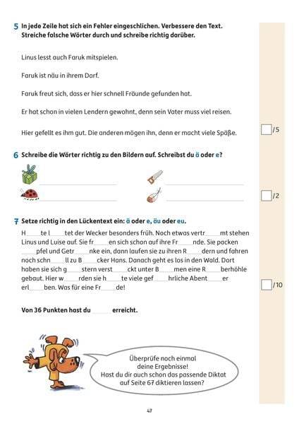Tests in Deutsch - Lernzielkontrollen 4. Klasse