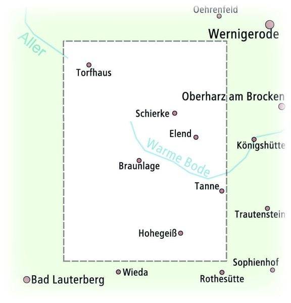Hochharz, Braunlage - Schierke - Torfhaus - St. Andreasberg - Benneckenstein