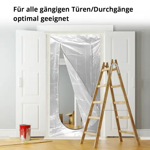 STAHLWERK Staubschutztür 3er Set U-Form Staubtür Schmutzschleuse Staubvorhang STAHLWERK Staubschutztür 3er Set U-Form Staubtür Schmutzschleuse Staubvorhang