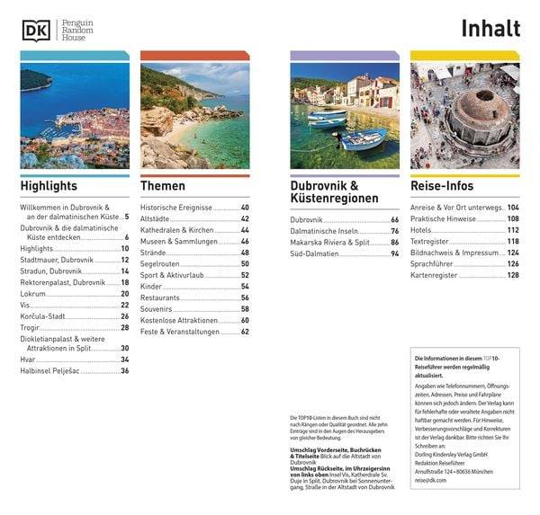 TOP10 Reiseführer Dubrovnik & Dalmatinische Küste