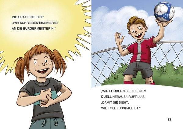 Leselöwen 1. Klasse - Das Fußballspiel des Jahres (Großbuchstabenausgabe)