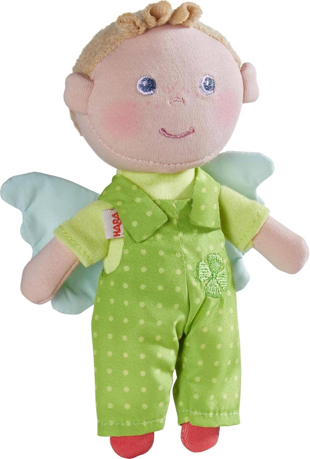 HABA Minipuppe Schutzengel Lunis 17 cm Stoffpuppe abnehmebare Kleidung1307195001