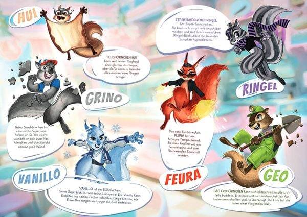 Die Superhörnchen (1). Bissigen Biestern auf der Spur