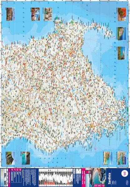 Reise Know-How Landkarte Sardinien / Sardinia (1:200.000)