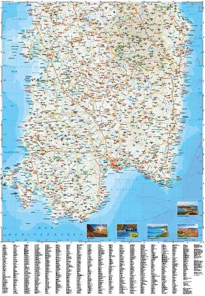 Reise Know-How Landkarte Sardinien / Sardinia (1:200.000)