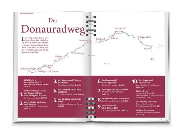 KOMPASS Radreiseführer Donauradweg Deutschland