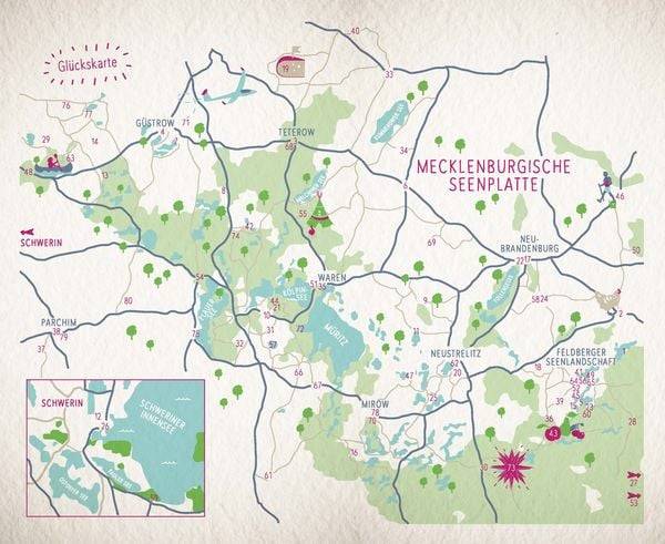Glücksorte an der Mecklenburgischen Seenplatte