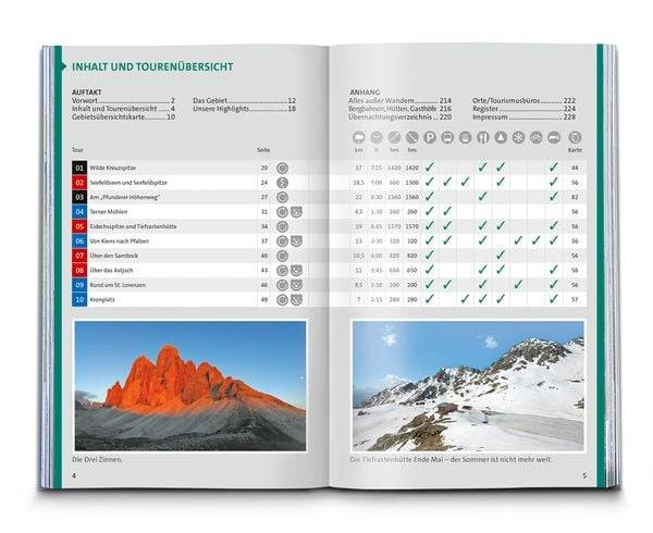 KOMPASS Wanderführer Pustertal und seine Seitentäler, Herausragende Dolomiten, 60 Touren mit Extra-Tourenkarte