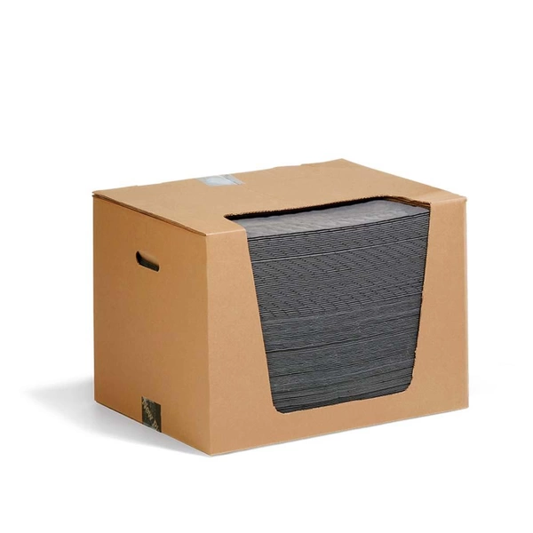 PIG® Extra-Duty Universal Matte - Polypropylen - 41 x 51 cm - absorbiert 68,7 l/VE - VE 100 Stück - Preis per VE PIG® Extra-Duty Universal Matte - Polypropylen - 41 x 51 cm - absorbiert 68,7 l/VE - VE 100 Stück - Preis per VE