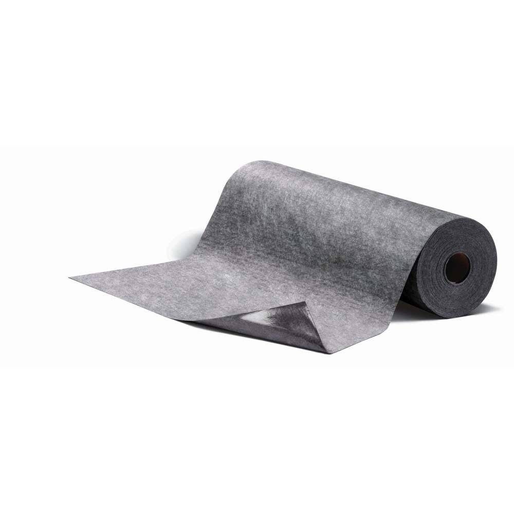 PIG® Grippy® selbsthaftende Bodenmattenrolle - PP - grau - 91 cm x 30 m - absorbiert 30 l/Rolle - Preis per Rolle
