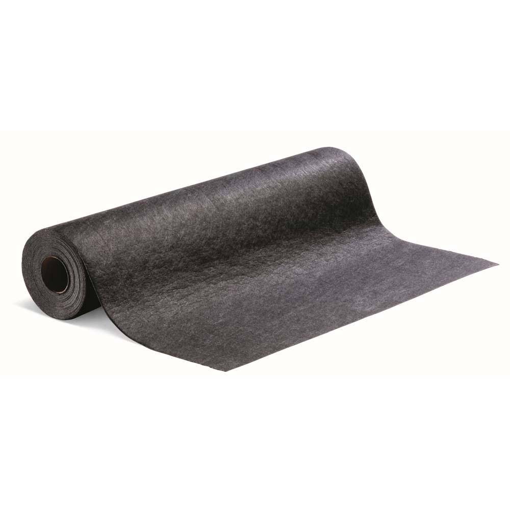 PIG® Grippy® selbsthaftende Bodenmattenrolle - PP - schwarz - 91 cm x 15,3 m - absorbiert 15 l/Rolle - Preis per Rolle