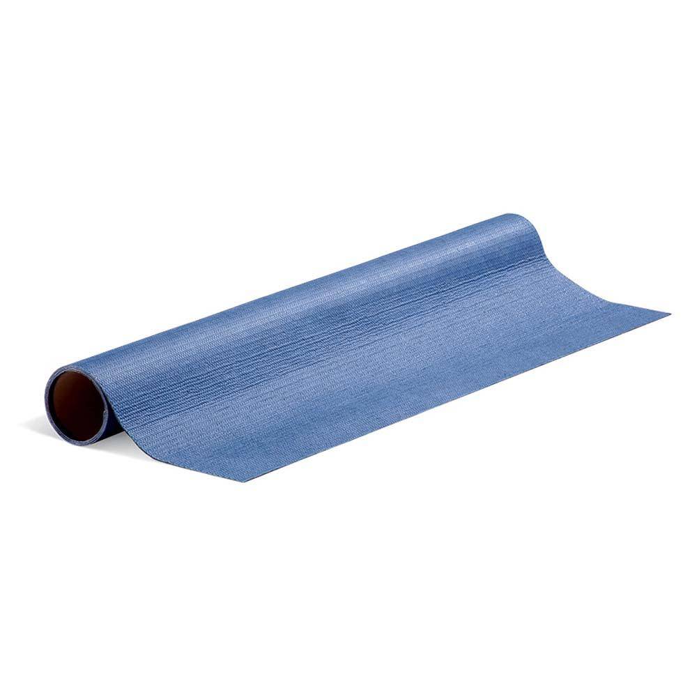 PIG® Grippy® selbsthaftende Saugmattenrolle - blau - 81 x 102 cm - absorbiert 1,3 l/Rolle - Preis per Rolle