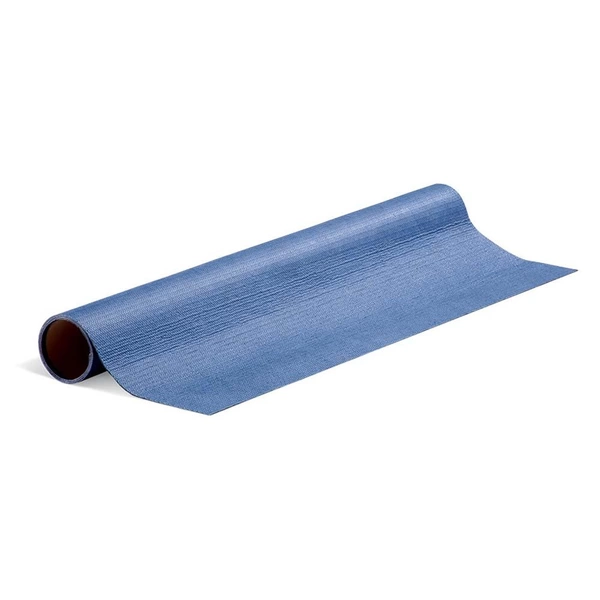 PIG® Grippy® selbsthaftende Saugmattenrolle - blau - 81 x 102 cm - absorbiert 1,3 l/Rolle - Preis per Rolle PIG® Grippy® selbsthaftende Saugmattenrolle - blau - 81 x 102 cm - absorbiert 1,3 l/Rolle - Preis per Rolle