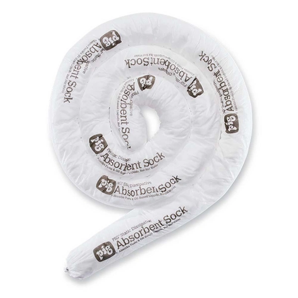 PIG® Antistatischer Saugstrumpf - antistatisches PP - absorbiert 57 l/VE - VE 6 Stück - Preis per VE PIG® Antistatischer Saugstrumpf - antistatisches PP - absorbiert 57 l/VE - VE 6 Stück - Preis per VE