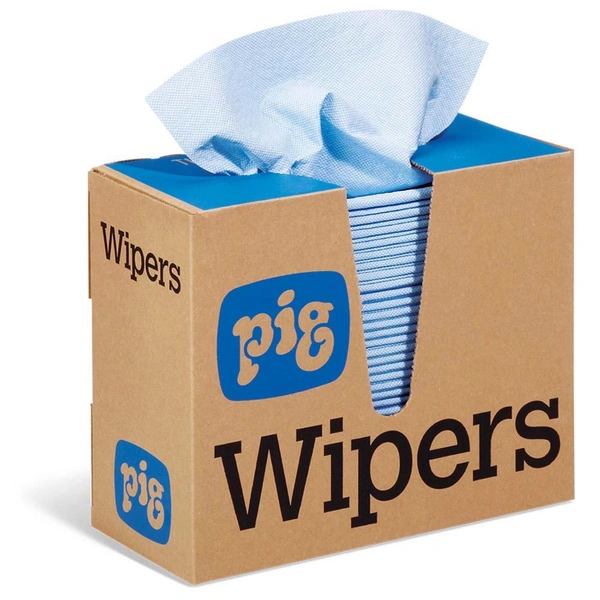 PIG® #40 Allzwecktücher - blau - 24 x 42 cm - Spenderbox - VE 900 Stück - Preis per VE PIG® #40 Allzwecktücher - blau - 24 x 42 cm - Spenderbox - VE 900 Stück - Preis per VE