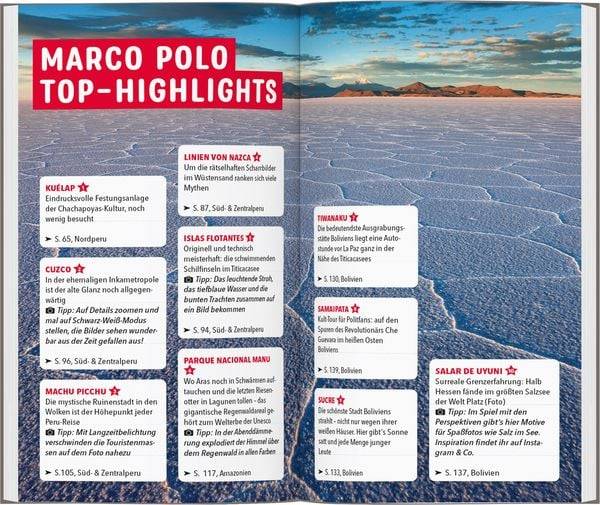MARCO POLO Reiseführer Peru & Bolivien