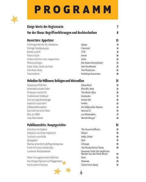 Das Musical-Kochbuch