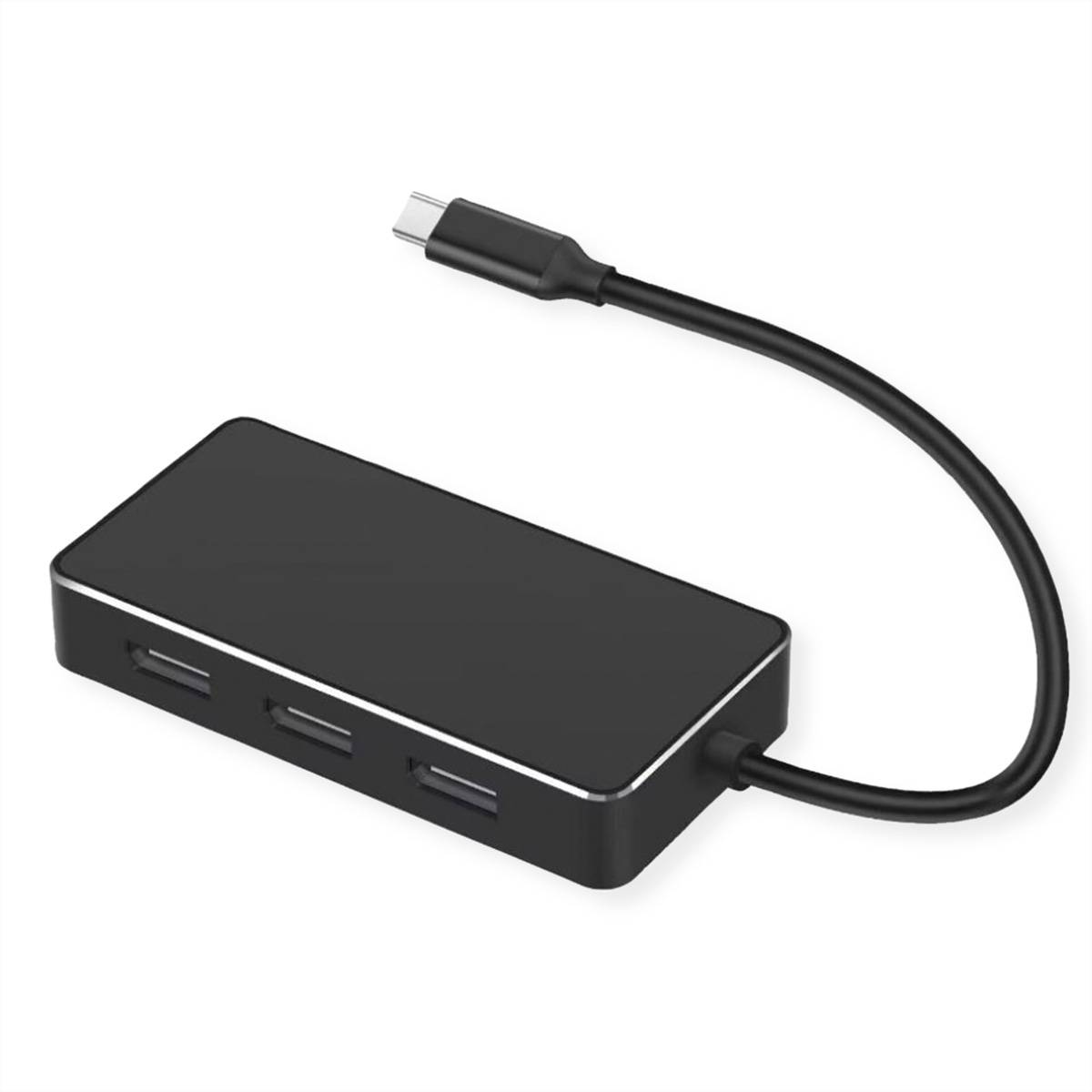 VALUE Multi-Display Adapter USB Typ C - 3x DP, Multi-Stream 4K
