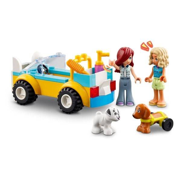 LEGO Friends Mobiler Hundesalon, Spielset mit Fahrzeug und Tieren 42635