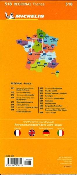 Michelin Zentralfrankreich