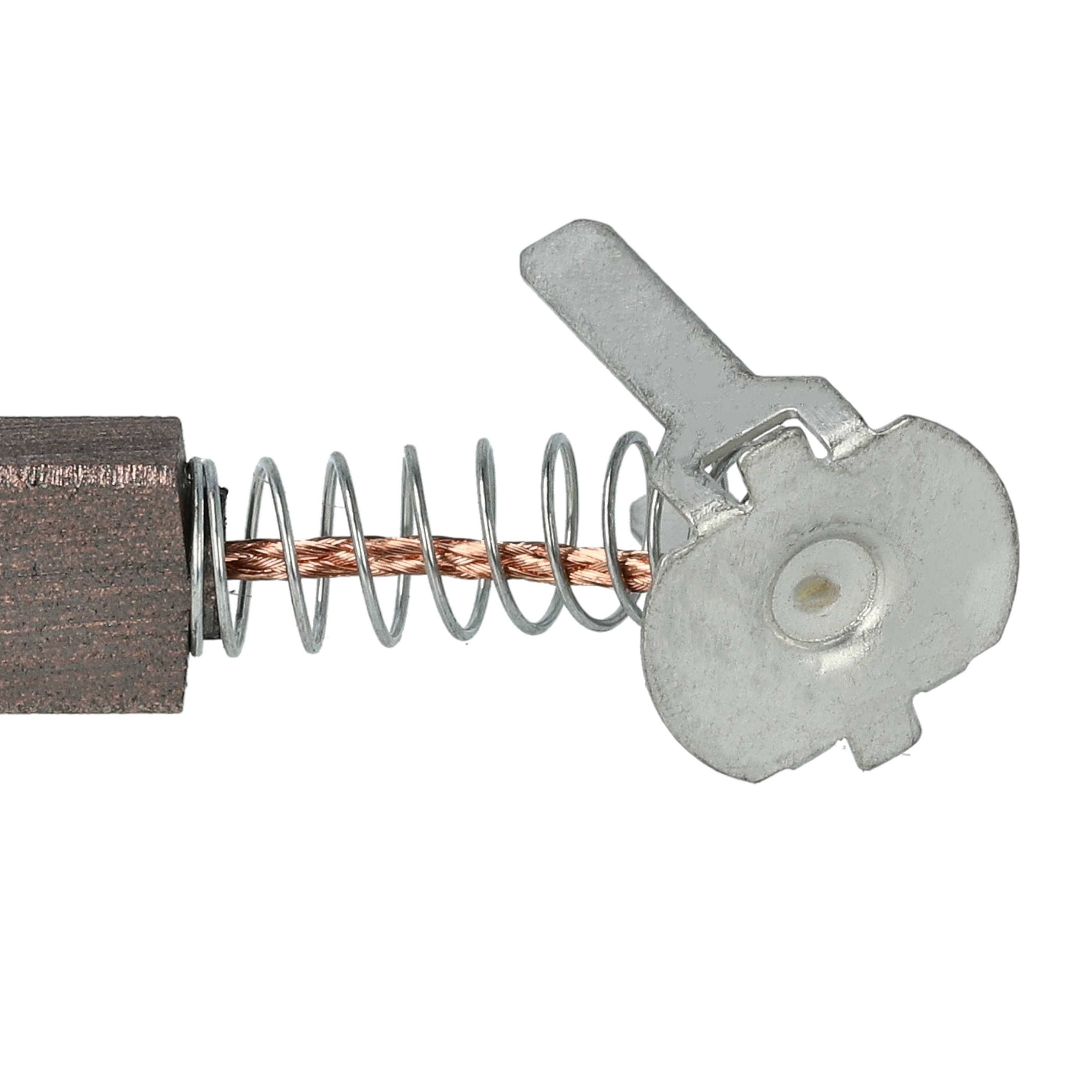 vhbw 2x Kohlebürste 4,4 x 7,9 x 11,2 mm Ersatz für Bosch 1607000CZ1 für Elektrowerkzeug + Feder