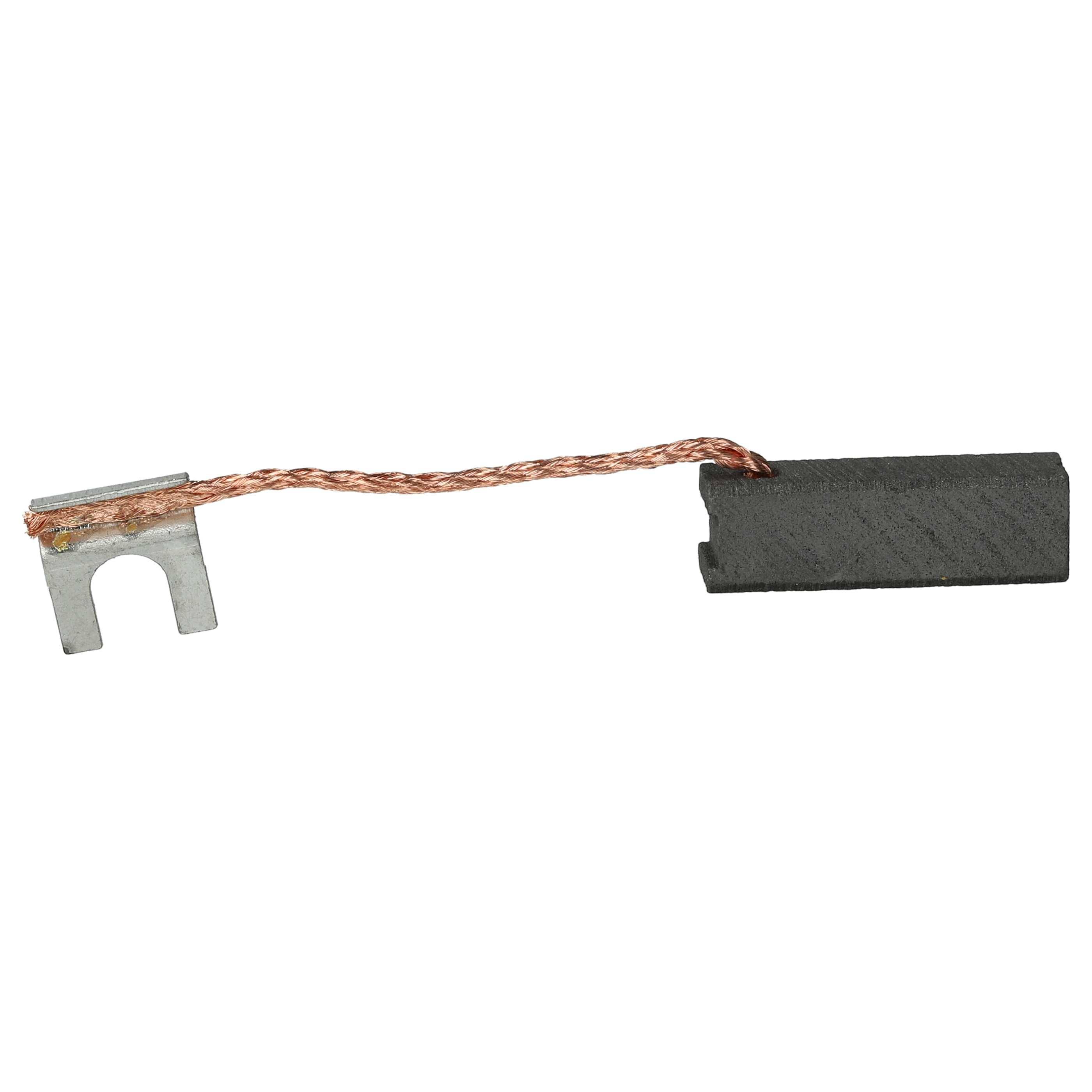 vhbw 2x Kohlebürste kompatibel mit Bosch UB2J75 UB 2/75 110201.3, 110201, 110201.1, 110200.8, 110200.9, 110200.5, 110200.7 Elektrowerkzeug