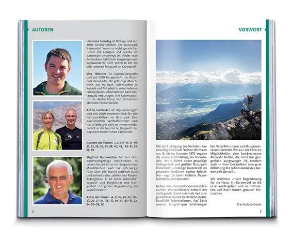 KOMPASS Wanderführer Naturpark Karwendel, 60 Touren mit Extra-Tourenkarte