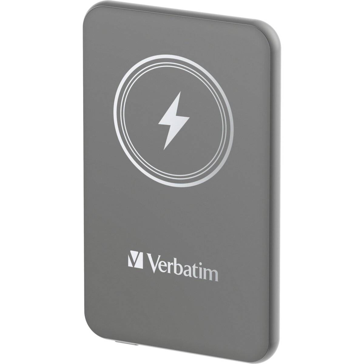 Verbatim Powerbank Magnetic Akku Ladegerät 10.000mAh Grau