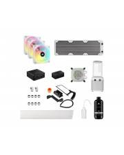 Corsair Hydro X Series iCUE LINK XH405i RGB Satz für flüssiges Kühlsystem mit Temperatursensor Kühlergröße: 360 mm für: AM4 LGA1700 AM5 120 wei