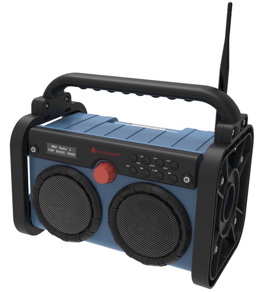 Soundmaster DAB+/UKW Baustellenradio DAB85BL bl-sw