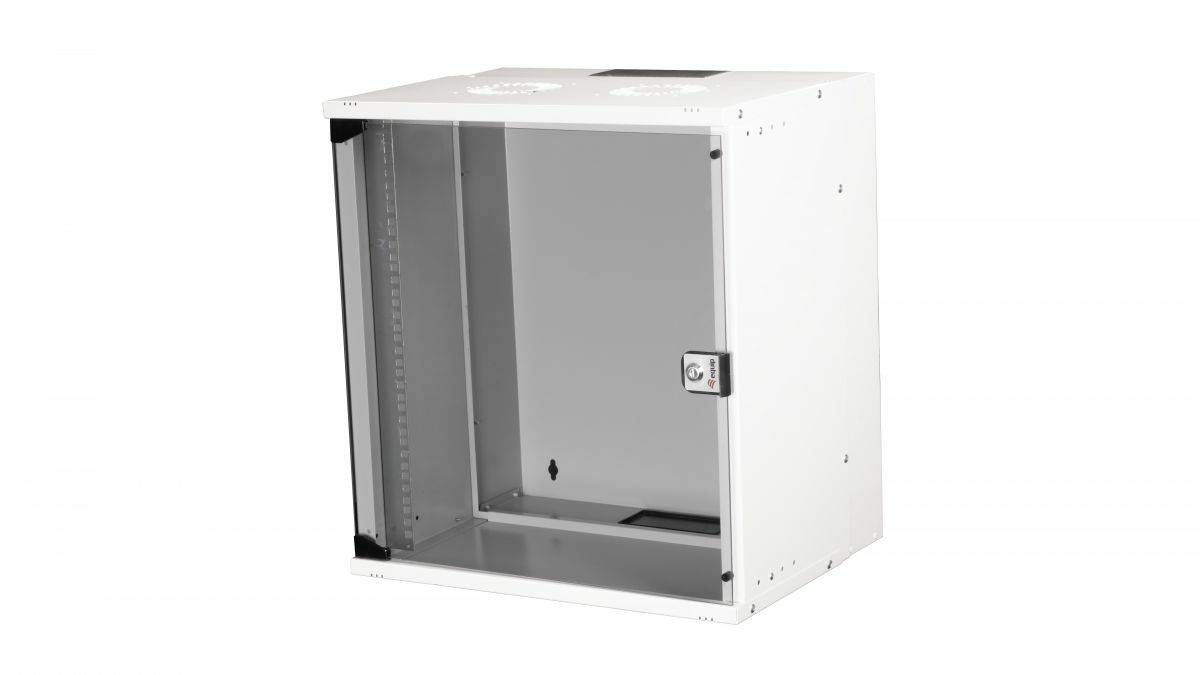 Equip 19" Wandgehäuse Glastür ECO 540x400mm 12U grau