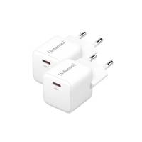 Intenso Power Adapter W30C GaN-Netzteil, Doppelpack 30 Watt Leistung,