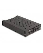 Delock 3.5" Wechselrahmen für 4x M.2 NVMe SSD mit Slim SAS SFF-8654 Anschluss